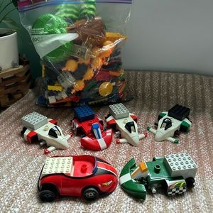 4" LEGO MARIO BATTERY OPERATED CAR X5